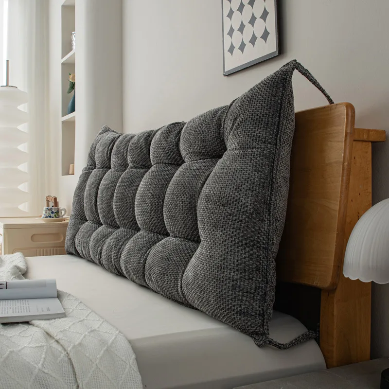 Solid Color Headboard Bolster  - đánh giá và giá Headboard Cushion Backrest Tatami