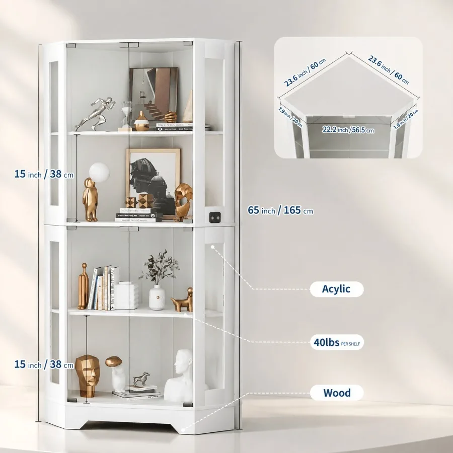 65 White Corner Collectible Cu - đánh giá và giá Storage
