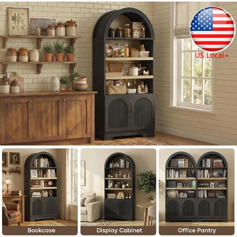 71 Tall Arched Kitchen Pantry  - đánh giá và giá Storage