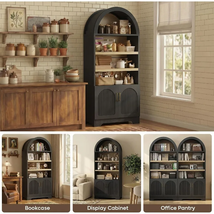 71 Tall Arched Kitchen Pantry  - đánh giá và giá Storage