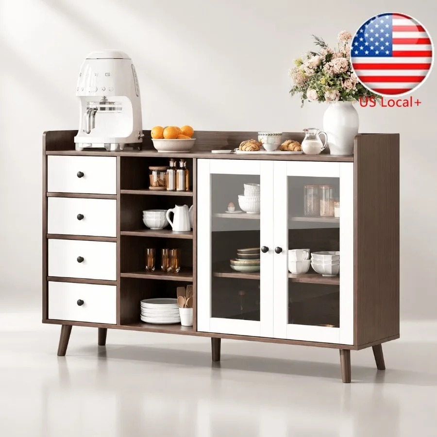 55 Glass Door Sideboard for Li - đánh giá và giá Storage