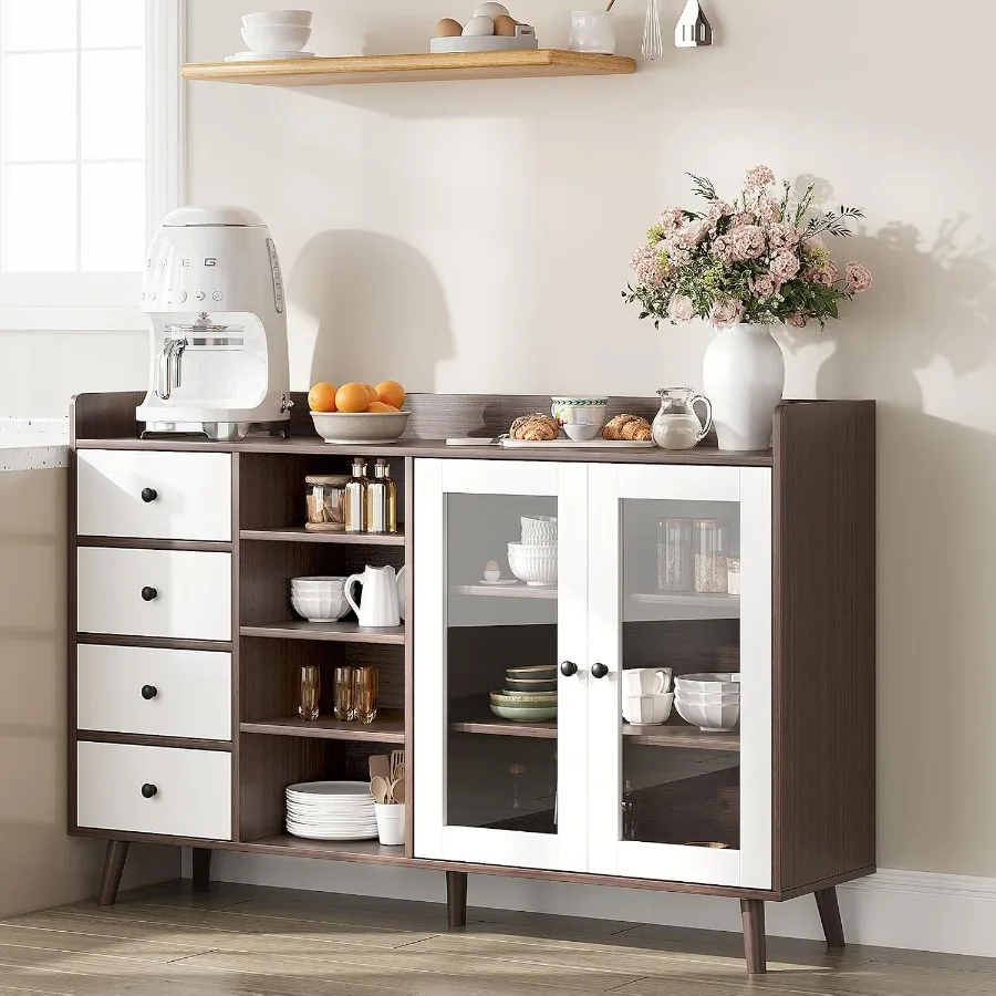 55 Glass Door Sideboard for Li - đánh giá và giá Storage