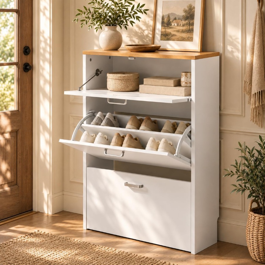 Shoe Cabinet Storage for Entry - đánh giá và giá Shoe Rack Cabinet Narrow Entryway