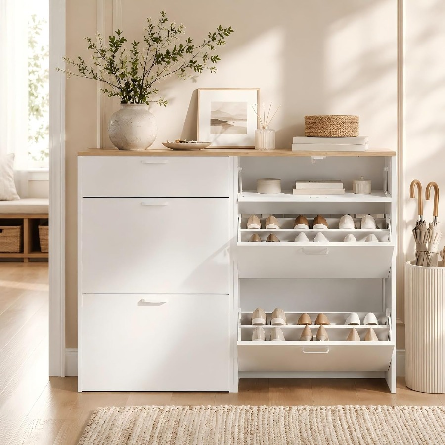 Shoe Cabinet Storage for Entry - đánh giá và giá Shoe Rack Cabinet Narrow Entryway