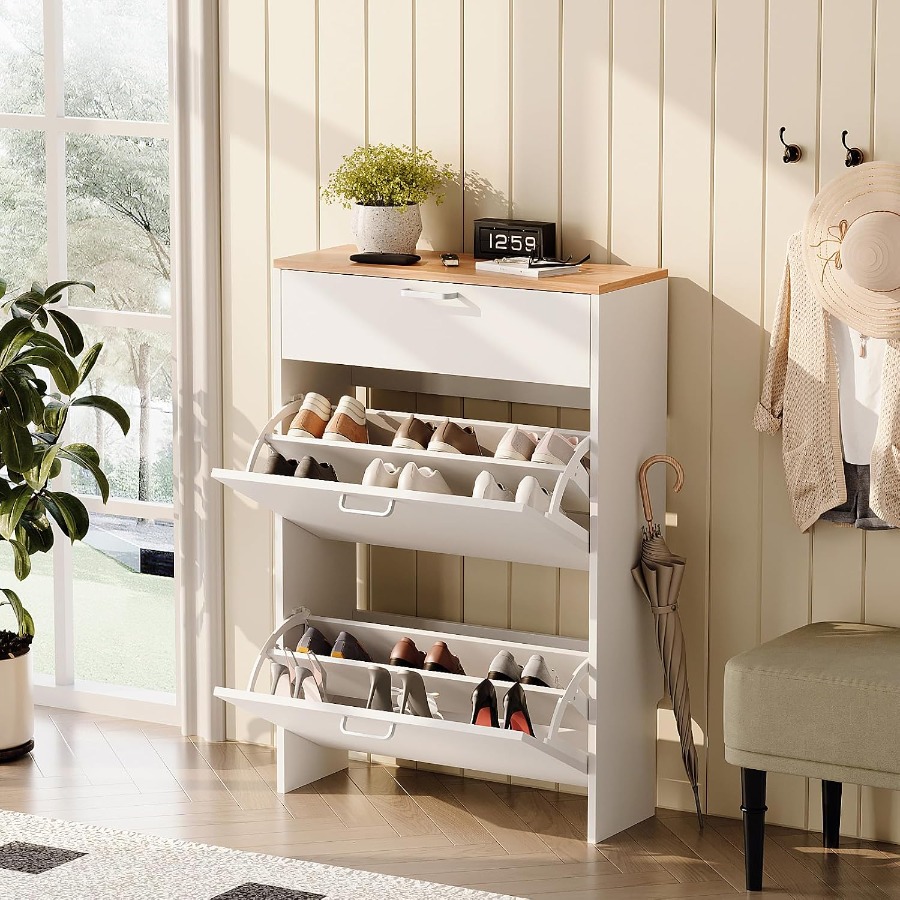 Shoe Cabinet Storage for Entry - đánh giá và giá Shoe Rack Cabinet Narrow Entryway