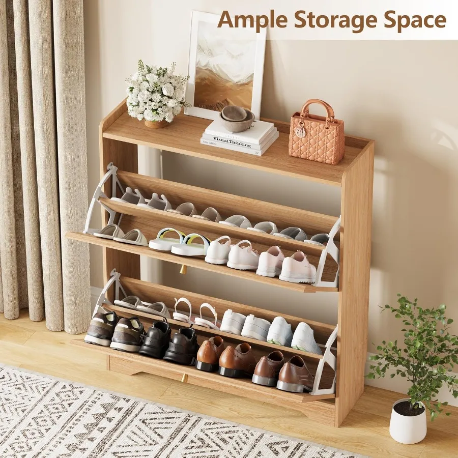 Shoe Storage Cabinet with and  - đánh giá và giá Shoe Rack Cabinet Narrow Entryway