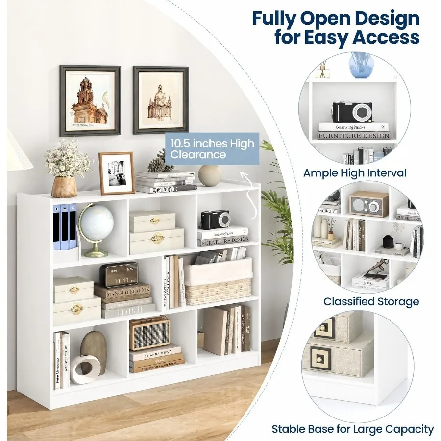 8-Cube Bookcase for living roo - đánh giá và giá Storage