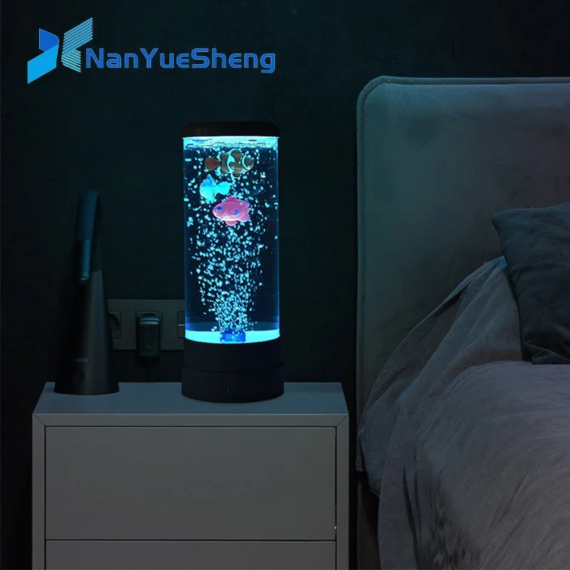 LED Fish Lamp Ambient Night Li - đánh giá và giá Floating Nightstand With Led Light