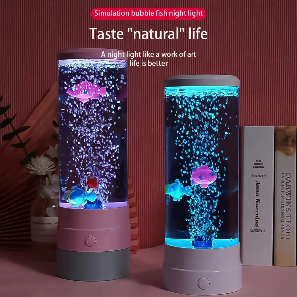 LED Fish Lamp Ambient Night Li - đánh giá và giá Floating Nightstand With Led Light